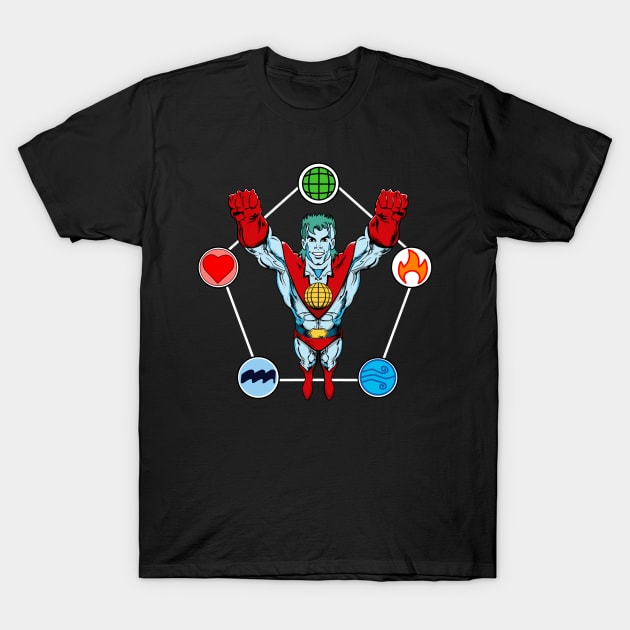 Captain planet classic T-Shirt by Utopia Art & Illustration